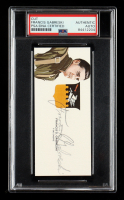 Francis "Gabby" Gabreski Signed Cut With Portrait Art (PSA) at PristineAuction.com
