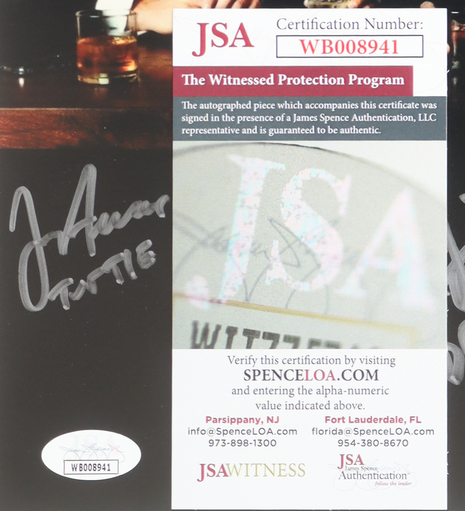 "Entourage" 8x10 Photo Signed by (4) with Adrian Grenier, Kevin Connolly, Kevin Dillon, & Jerry Ferrara with Character Name Inscriptions (JSA) at PristineAuction.com "Entourage" 8x10 Photo Signed by (4) with Adrian Grenier, Kevin Connolly, Kevin Dillon, & Jerry Ferrara with Character Name Inscriptions (JSA) at PristineAuction.com