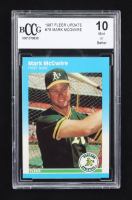 Mark McGwire 1987 Fleer Update #U-76 RC (BCCG 10) at PristineAuction.com