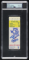 Reggie Jackson Signed 1978 Original World Series Game Ticket (PSA Auto 10) at PristineAuction.com