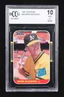 Mark McGwire 1987 Donruss RR #46 RC (BCCG 10) at PristineAuction.com