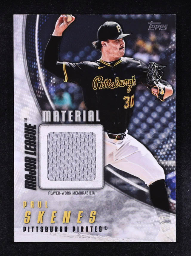 Paul Skenes 2025 Topps Major League Materials #MLM2PS at PristineAuction.com Paul Skenes 2025 Topps Major League Materials #MLM2PS at PristineAuction.com