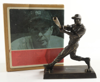 Joe DiMaggio Yankees Bronze Statue Figurine with Original Packaging at PristineAuction.com