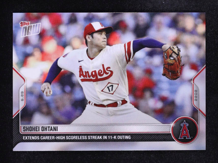 Shohei Ohtani 2022 Topps Now #436 at PristineAuction.com Shohei Ohtani 2022 Topps Now #436 at PristineAuction.com
