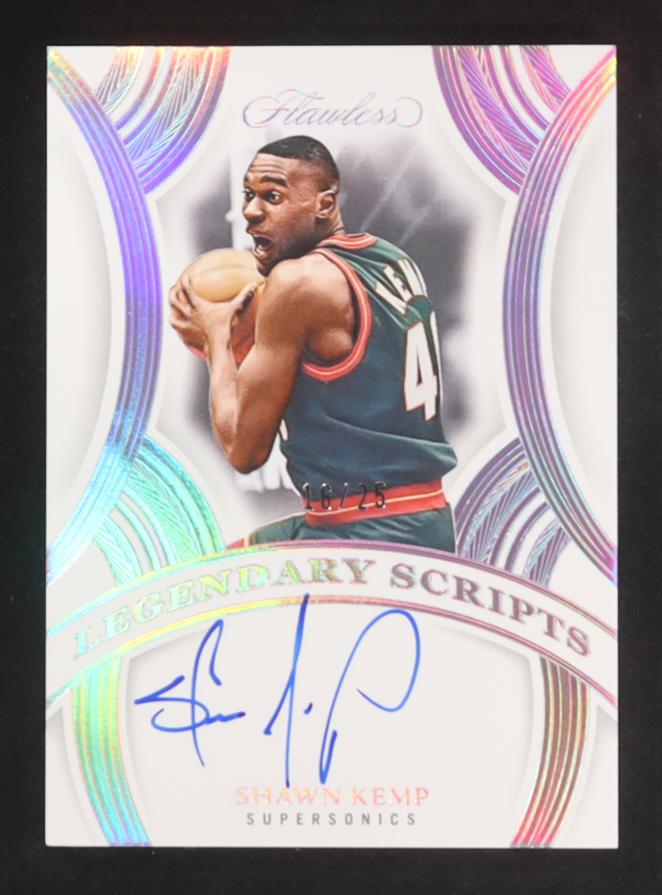Shawn Kemp 2024-25 Panini Flawless Legendary Scripts #25 #16/25 at PristineAuction.com Shawn Kemp 2024-25 Panini Flawless Legendary Scripts #25 #16/25 at PristineAuction.com