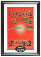 1972 "Pink Floyd: The Dark Side of the Moon" New York Concert Custom Framed Poster Print with Pink Floyd Patch at PristineAuction.com