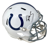 Edgerrin James Signed Colts Full-Size Speed Helmet (Beckett) at PristineAuction.com