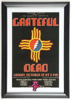 1982 "Grateful Dead" Santa Fe Concert Custom Framed Poster with Grateful Dead Patch at PristineAuction.com