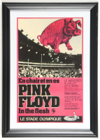 1977 "Pink Floyd" Le Stade Olympique Canada Concert Custom Framed Poster at PristineAuction.com