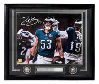 Zack Baun Signed Eagles Custom Framed Photo (Beckett) at PristineAuction.com