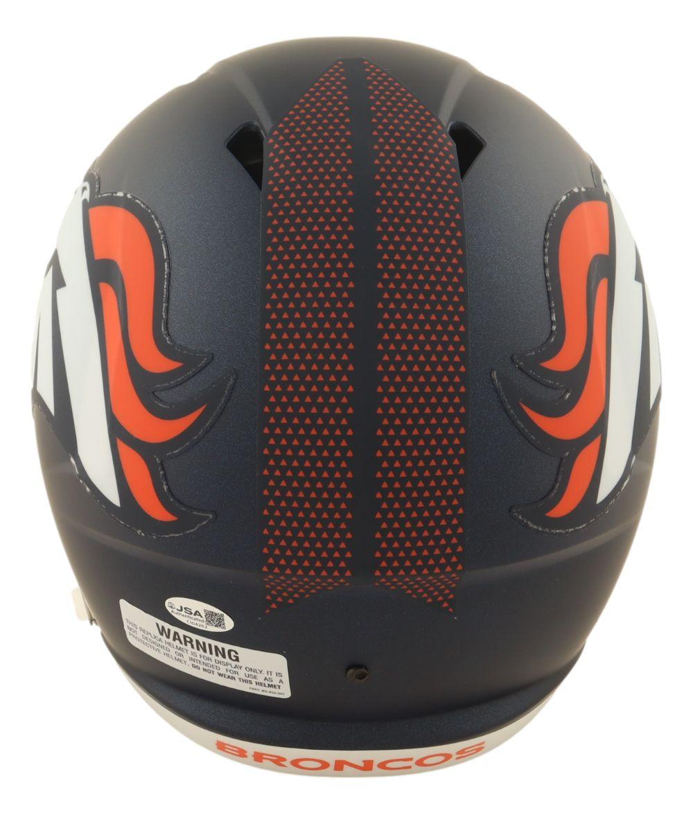 RJ Harvey Signed Broncos Full-Size Speed Helmet (JSA) at PristineAuction.com RJ Harvey Signed Broncos Full-Size Speed Helmet (JSA) at PristineAuction.com