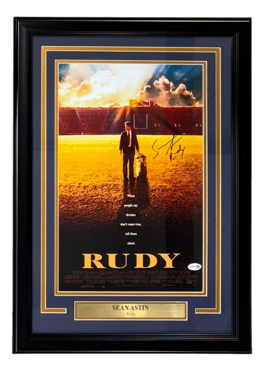 Sean Astin Signed "Rudy" Custom Framed Photo (JSA) at PristineAuction.com Sean Astin Signed "Rudy" Custom Framed Photo (JSA) at PristineAuction.com