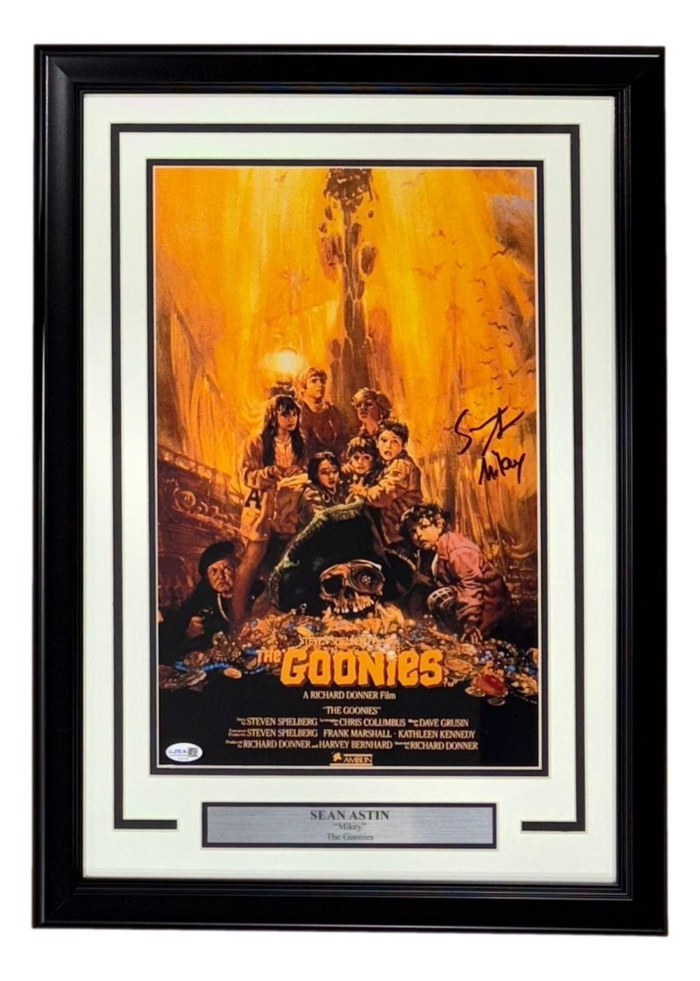 Sean Astin Signed "The Goonies" Custom Framed Photo (JSA) at PristineAuction.com Sean Astin Signed "The Goonies" Custom Framed Photo (JSA) at PristineAuction.com