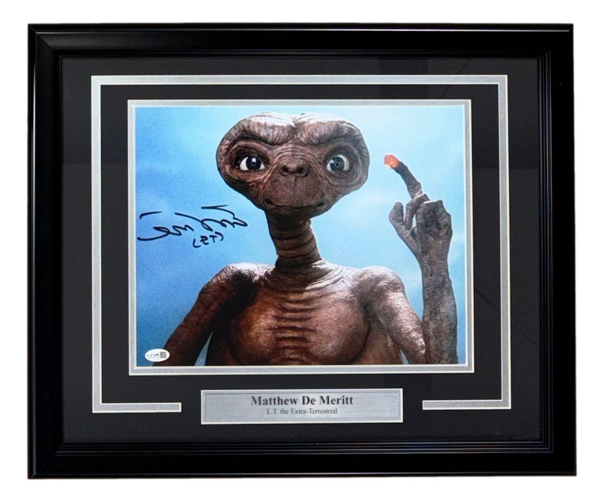 Matthew De Merritt Signed "ET" Custom Framed Photo (JSA) at PristineAuction.com Matthew De Merritt Signed "ET" Custom Framed Photo (JSA) at PristineAuction.com
