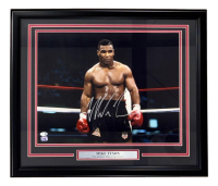 Mike Tyson Signed Custom Framed Photo Display (JSA & Tyson) at PristineAuction.com