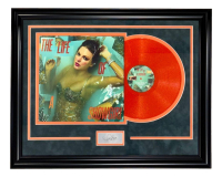 Taylor Swift "The Life of a Showgirl" Custom Framed Vinyl Record Cover with Laser Engraved Signature at PristineAuction.com