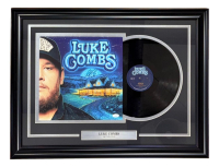 Luke Combs Signed "Gettin Old" Custom Framed Vinyl Record Cover (JSA) at PristineAuction.com