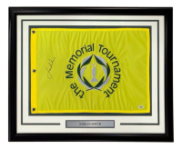 Jordan Spieth Signed The Memorial Tournament Custom Framed Golf Flag (PSA) at PristineAuction.com