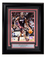 Dwyane Wade Signed Heat Custom Framed Photo (Beckett) at PristineAuction.com