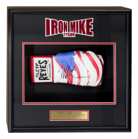 Mike Tyson Signed Cleto Reyes Boxing Glove Shadowbox Display (JSA) at PristineAuction.com