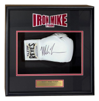Mike Tyson Signed Cleto Reyes Boxing Glove Shadowbox Display (JSA) at PristineAuction.com
