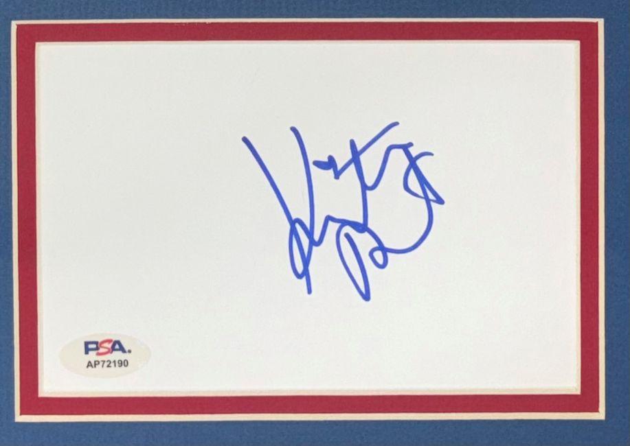 Kirsten Dunst Signed "Spider-Man" Custom Framed Index Card Display (PSA) at PristineAuction.com Kirsten Dunst Signed "Spider-Man" Custom Framed Index Card Display (PSA) at PristineAuction.com