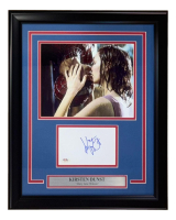 Kirsten Dunst Signed "Spider-Man" Custom Framed Index Card Display (PSA) at PristineAuction.com