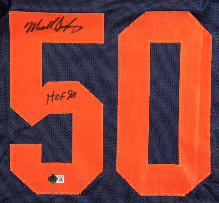 Mike Singletary Signed Jersey Inscribed "HOF 98" (Beckett) at PristineAuction.com Mike Singletary Signed Jersey Inscribed "HOF 98" (Beckett) at PristineAuction.com