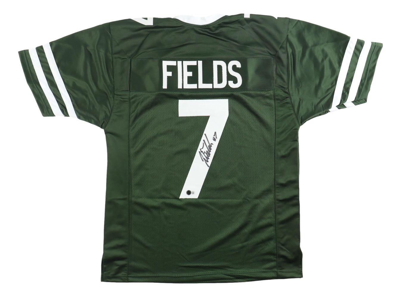 Justin Fields Signed Jersey (Beckett) at PristineAuction.com Justin Fields Signed Jersey (Beckett) at PristineAuction.com