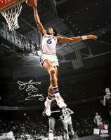 Julius "Dr. J" Erving Signed 76ers 16x20 Photo (Beckett) at PristineAuction.com