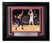 Tyler Herro Signed Heat Custom Framed Photo (JSA) at PristineAuction.com