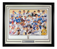 Jim Palmer, Tom Seaver, Whitey Ford, David Cone | MLB Cy Young Winners Custom Framed Lithograph Signed By (26) (JSA) at PristineAuction.com