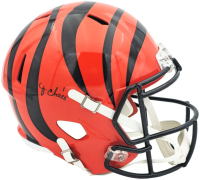 Ja'Marr Chase Signed Bengals Full-Size Speed Helmet (Beckett) at PristineAuction.com