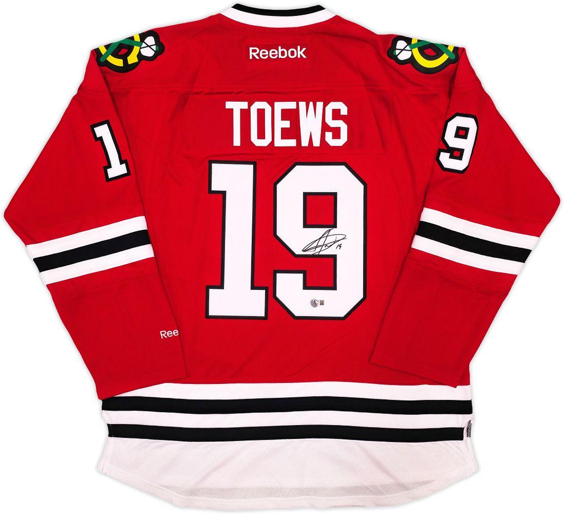 Jonathan Toews Signed Blackhawks Reebok Authentic Jersey (Beckett) at PristineAuction.com Jonathan Toews Signed Blackhawks Reebok Authentic Jersey (Beckett) at PristineAuction.com