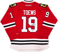 Jonathan Toews Signed Blackhawks Reebok Authentic Jersey (Beckett) at PristineAuction.com