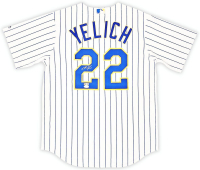 Christian Yelich Signed Brewers Majestic Authentic Jersey (JSA) at PristineAuction.com