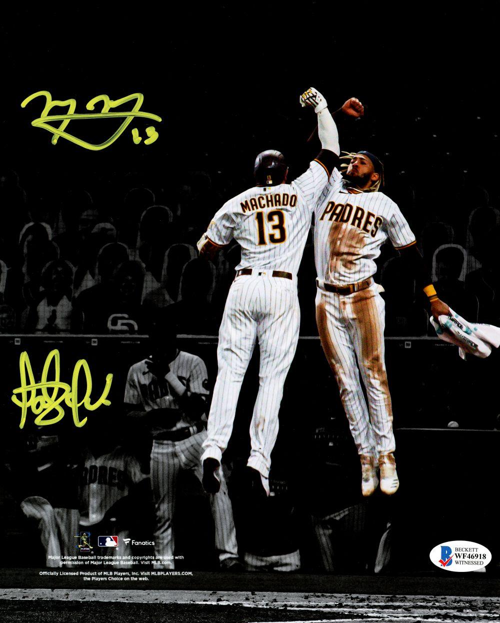Fernando Tatis Jr. & Manny Machado Signed Padres 8x10 Photo (Beckett) at PristineAuction.com Fernando Tatis Jr. & Manny Machado Signed Padres 8x10 Photo (Beckett) at PristineAuction.com