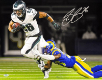 Saquon Barkley Signed Eagles 16x20 Photo (PSA) at PristineAuction.com