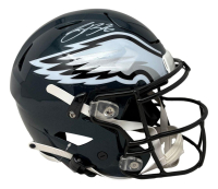 Saquon Barkley Signed Eagles Full-Size Authentic On-Field Alternate Speedflex Helmet (PSA) at PristineAuction.com