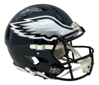 Saquon Barkley Signed Eagles Full-Size Authentic On-Field Alternate Speed Helmet (PSA) at PristineAuction.com