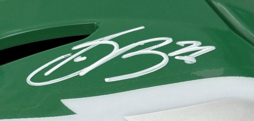 Saquon Barkley Signed Eagles Full-Size Authentic On-Field Throwback Alternate Speedflex Helmet (PSA) at PristineAuction.com Saquon Barkley Signed Eagles Full-Size Authentic On-Field Throwback Alternate Speedflex Helmet (PSA) at PristineAuction.com