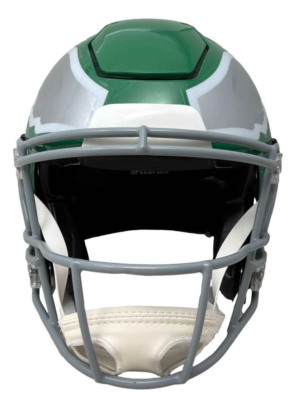 Saquon Barkley Signed Eagles Full-Size Authentic On-Field Throwback Alternate Speedflex Helmet (PSA) at PristineAuction.com Saquon Barkley Signed Eagles Full-Size Authentic On-Field Throwback Alternate Speedflex Helmet (PSA) at PristineAuction.com