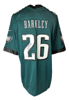 Saquon Barkley Signed Eagles Nike Authentic Jersey (PSA) at PristineAuction.com