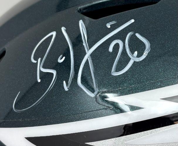 Brian Dawkins Signed Eagles Full-Size Authentic On-Field Speedflex Helmet (JSA) at PristineAuction.com Brian Dawkins Signed Eagles Full-Size Authentic On-Field Speedflex Helmet (JSA) at PristineAuction.com
