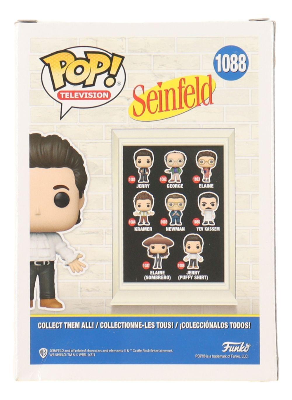 Jerry Seinfeld Signed "Seinfeld" #1088 Jerry (Puffy Shirt) Funko Pop! Vinyl Figure (JSA) at PristineAuction.com Jerry Seinfeld Signed "Seinfeld" #1088 Jerry (Puffy Shirt) Funko Pop! Vinyl Figure (JSA) at PristineAuction.com