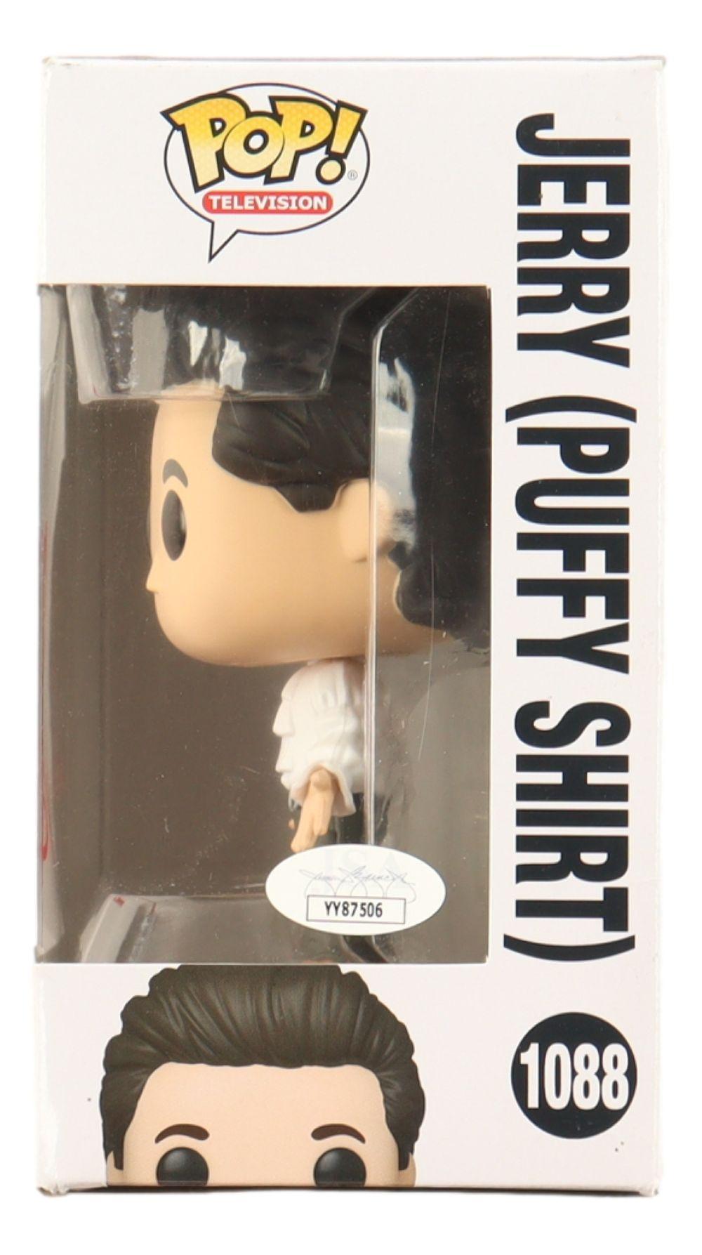 Jerry Seinfeld Signed "Seinfeld" #1088 Jerry (Puffy Shirt) Funko Pop! Vinyl Figure (JSA) at PristineAuction.com Jerry Seinfeld Signed "Seinfeld" #1088 Jerry (Puffy Shirt) Funko Pop! Vinyl Figure (JSA) at PristineAuction.com