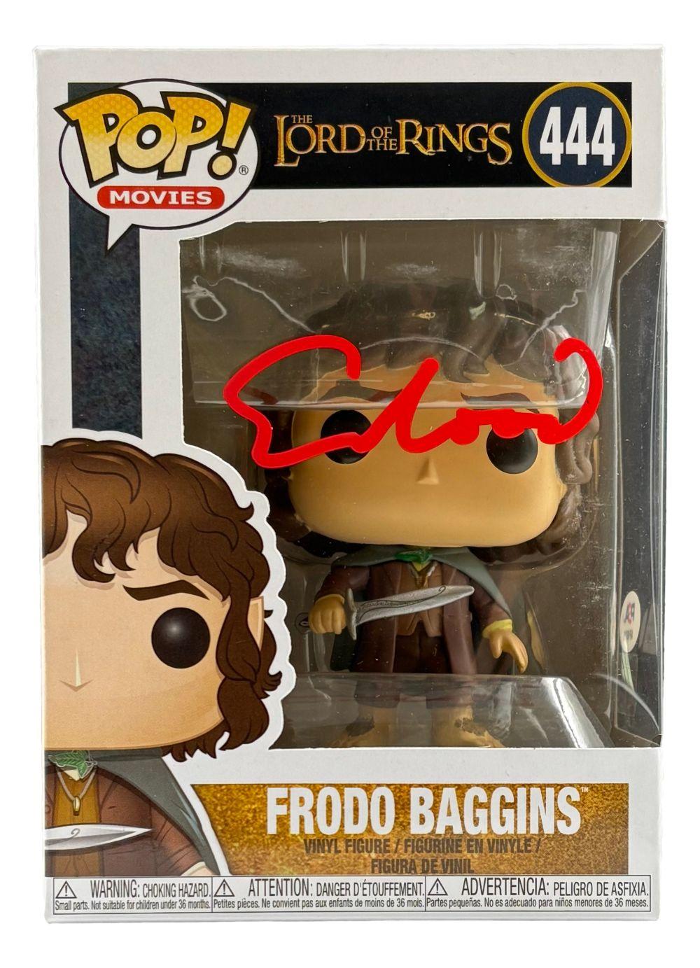 Elijah Wood Signed "Lord Of The Rings" Frodo Baggins #444 Funko Pop Vinyl Figure (PSA) at PristineAuction.com Elijah Wood Signed "Lord Of The Rings" Frodo Baggins #444 Funko Pop Vinyl Figure (PSA) at PristineAuction.com