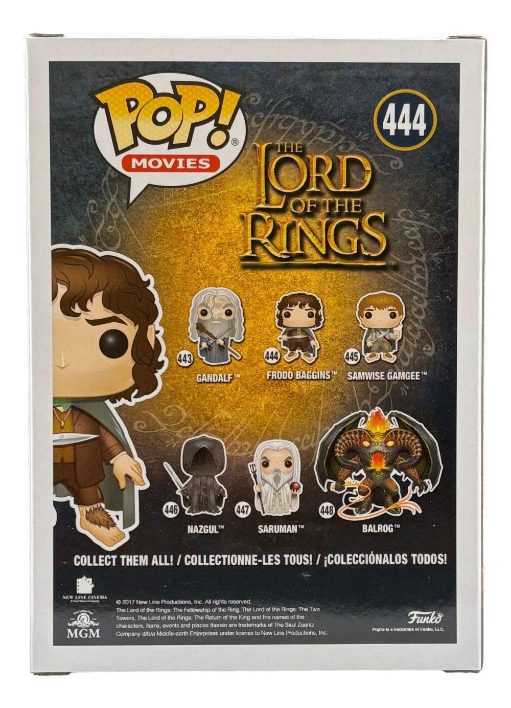 Elijah Wood Signed "Lord Of The Rings" Frodo Baggins #444 Funko Pop Vinyl Figure (PSA) at PristineAuction.com Elijah Wood Signed "Lord Of The Rings" Frodo Baggins #444 Funko Pop Vinyl Figure (PSA) at PristineAuction.com