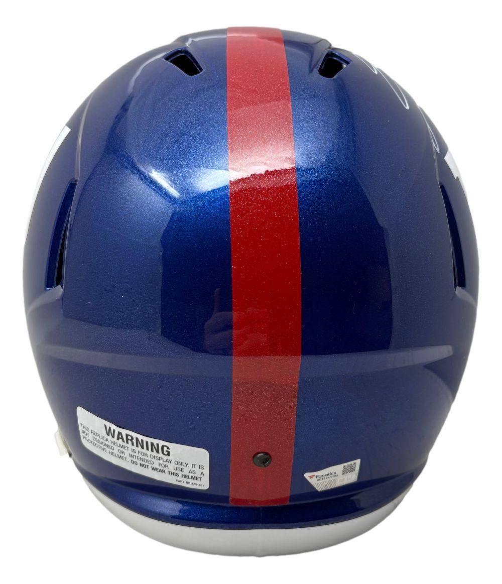 Eli Manning Signed Giants Full-Size Speed Helmet (Fanatics) at PristineAuction.com Eli Manning Signed Giants Full-Size Speed Helmet (Fanatics) at PristineAuction.com