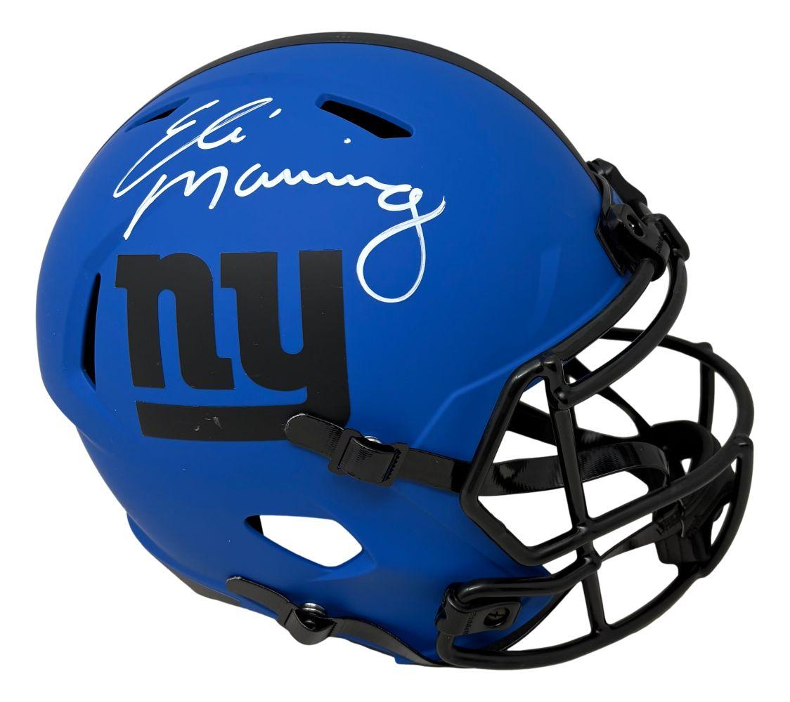 Eli Manning Signed Giants Full-Size Rave Alternate Speed Helmet (Fanatics) at PristineAuction.com Eli Manning Signed Giants Full-Size Rave Alternate Speed Helmet (Fanatics) at PristineAuction.com